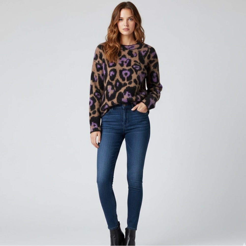 Ragdoll LA Mohair‎ & Alpaca-Blend Cheetah Sweater
